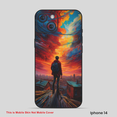 VYBE The Smart Choice iPhone 14 ART Mobile Skin(Multi color SKI G43)