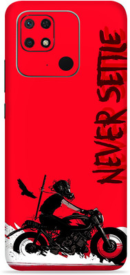 SkinoMania Redmi 10c Mobile Skin(Multicolor Never-Settle-Rider)