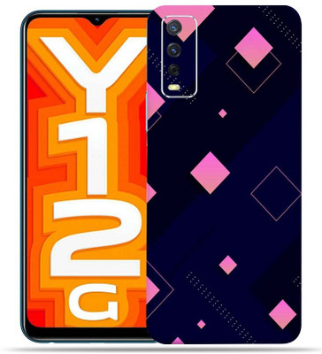 Mclaxa mclaxa vivo y 12g blue squre Mobile Skin(blue squre)