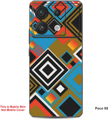 VYBE The Smart Choice Poco X6 Pattern Embossed Mobile Skin(Twilight 1)