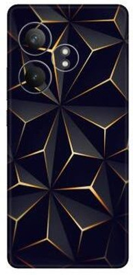 Vcare GadGets Realme GT 6T (5G) Mobile Skin(Black & Gold)