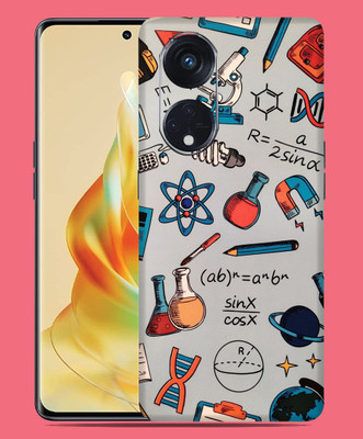 SkinoMania Oppo Reno 8T 5G Mobile Skin(Multicolor Science Instrument)