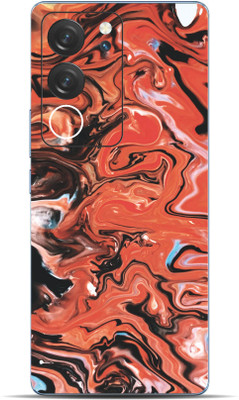 VYBE Vivo V29 Pro Lava Mobile Skin Mobile Skin(Burnt Orange 36)