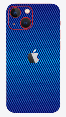 AsSkin IPhone 13 mini, iPhone 13 mini Mobile Skin(Ultra Super Blue CF Wrap Sticker With High Gloss Finish).)