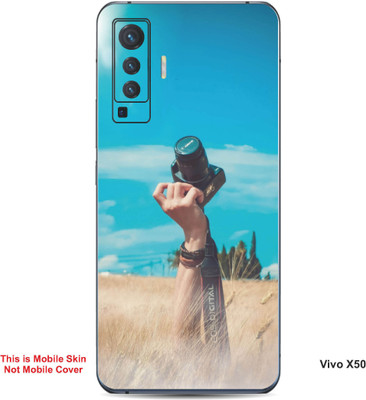 VYBE The Smart Choice Vivo X50 Naturel Mobile Skin(Macaw Blue 8)