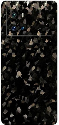 Vcare GadGets Black Diamond Crystal vivo i QOO 9 Pro 5G Mobile Skin(Black Diamond Crystal)
