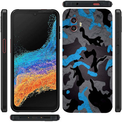 AsSkin Samsung XCover 6Pro Mobile Skin(Military Blue Camo Skin With High Matte Finish)