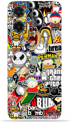OggyBaba OggyBaba Moto G35 5g Mobile Skin(Sticker-Bombing)