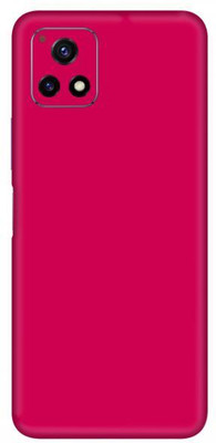 Vcare GadGets Matte Pink vivo Y72 5G Mobile Skin(Matte Pink)