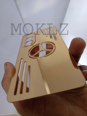 MOKPLZ OPPO K12x 5G GOLDEN MIRROR BACK PANNEL Mobile Skin(Gold)