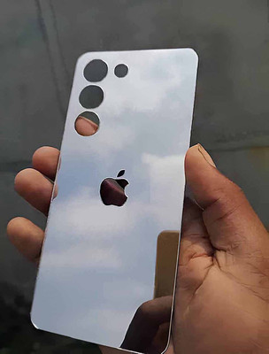 MOKPLZ VIVO T3 5G BACK PANNEL MIRROR ACRYLIC SHEET Mobile Skin(Silver)