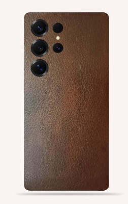 OggyBaba OggyBaba Samsung Galaxy S25 ultra Mobile Skin(Brown-Leather)