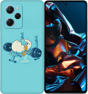 SkinoMania POCO X5 Pro 5G Mobile Skin(Multicolor Funny-egg)