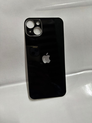 TWUAOP I PHONE 13 MINI ACRYLIC MIRROR BACK PANNEL APPLE Mobile Skin(Black)
