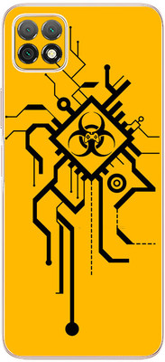 FCS Huawei Enjoy 20 5G Printed Back skin Mobile Skin(Orange Tato)