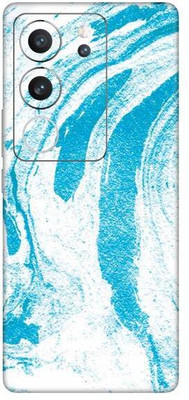 Vcare GadGets Blue White Marble UY Vivo V29 5G Mobile Skin(Multicolor)