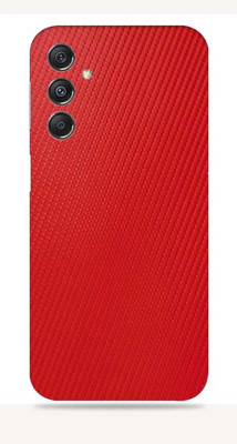 SkinoMania SAMSUNG Galaxy M34 5G Mobile Skin(red carbon fiber)