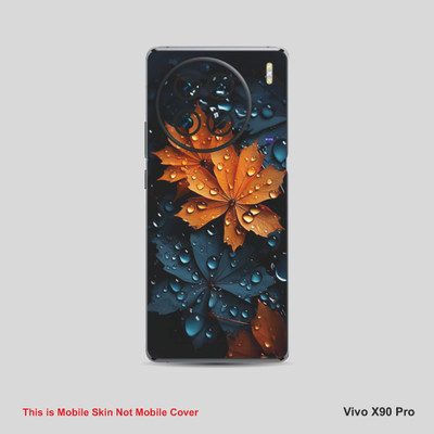 VYBE The Smart Choice Vivo X90 Pro Pattern Mobile Skin Mobile Skin(Dark Grey Blue A12)