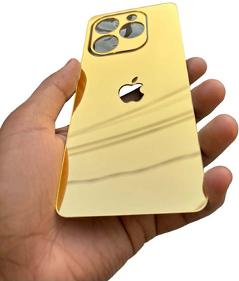 TWUAOP TECNO SPARK GO 2024 MOBILE SKIN, MIRROR BACK PANNEL ACRYLIC SHEET Mobile Skin(Gold)