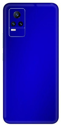 Vcare GadGets Vivo Y21e 5 G Mobile Skin(Metallic Blue Shining)