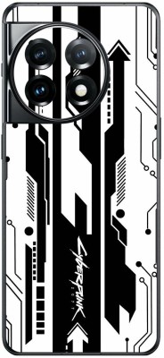 FCS OnePlus 11 5G Printed Back Skin: Cyber Punk White Mobile Skin(Cyber Punk White Skin)