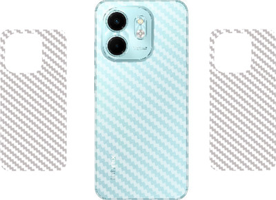 DVANK INFINIX SMART 9 HD 4G, || 3D CARBON FIBER ULTRA-THIN BACK LAMINATION || Mobile Skin(TRANSPARENT)