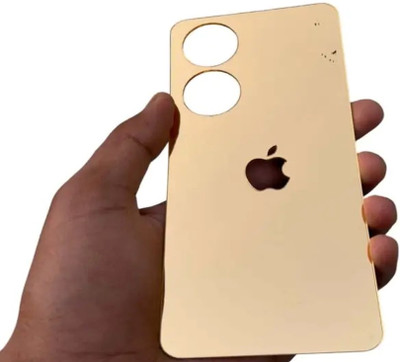 GENTECK OPPO A58 5G GOLD Glass Finish Back Panel Skin with Star Logo Mobile Skin(Gold)