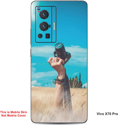 VYBE The Smart Choice Vivo X70 Pro Naturel Mobile Skin(Macaw Blue 13)