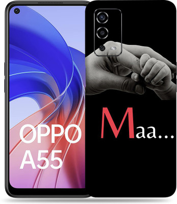 SkinoMania Oppo-A55 Mobile Skin(Multicolour Maa Love)