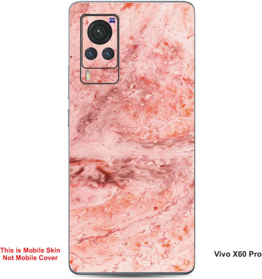 VYBE The Smart Choice Vivo X60 Pro Abstract Embossed Mobile Skin(Beauty Bush 11)