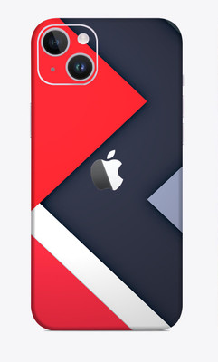 SkinoMania iphone 14 Mobile Skin(Multicolor Black Track)