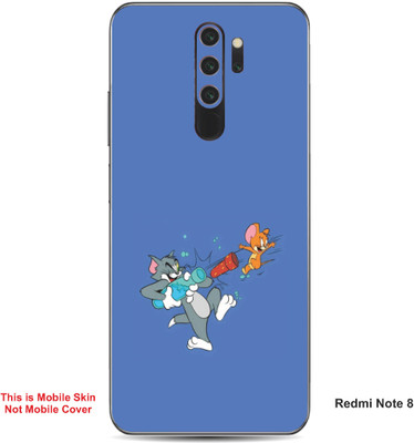 VYBE The Smart Choice Redmi Note 8 Tom & Jerry Embossed Mobile Skin(Glaucous A1)