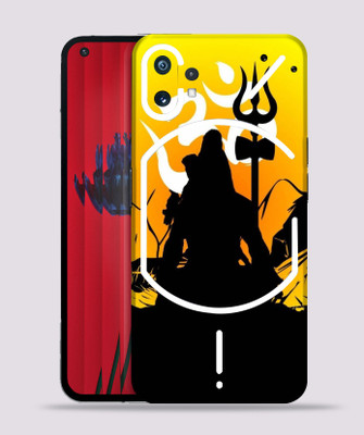 Skinex Nothing phone 1 Mobile Skin(Black Wrap With Full Cut)