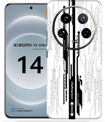 OggyBaba xiaomi 14 Ultra 5g Mobile Skin(White CyberPunk)