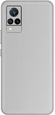 Vcare GadGets Metallic Silver Shining vivo V21 5G Mobile Skin(Metallic Silver Shining)