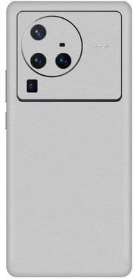 Vcare GadGets X80 Pro 5G Leather White Back Side Premium Mobile Skin(Leather White)