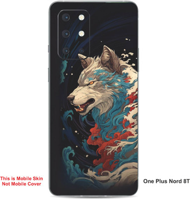 VYBE The Smart Choice One Plus Nord 8T Wolf Embossed Mobile Skin(Sandrift 37)