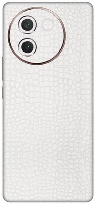 Vcare GadGets White Textured Leather V30e 5G Mobile Skin(White Textured Leather)