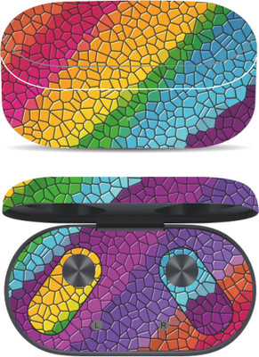 VYBE The Smart Choice OnePlus Nord Buds 2 Abstract Mobile Skin(Multi Colour 38)