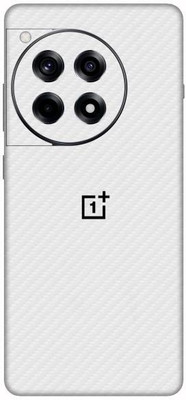 Vcare GadGets White Carbon OnePlus 12 R 5G With Logo Mobile Skin(White Carbon)