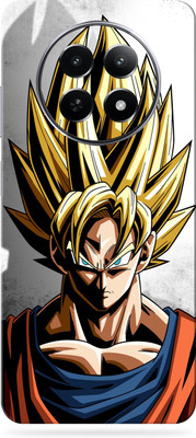 WeCre8 Skin's realme 12x 5G Premium Vinyl Mobile Skin (Multicolor) Mobile Skin(Goku-Yellow)