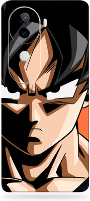 SkinoMania vivo v40e 5g Premium Vinyl Mobile Skin (Multicolor) Mobile Skin(Half Goku)