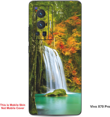 VYBE The Smart Choice Vivo X70 Pro Naturel Mobile Skin(Dirty Orange, Green 13)