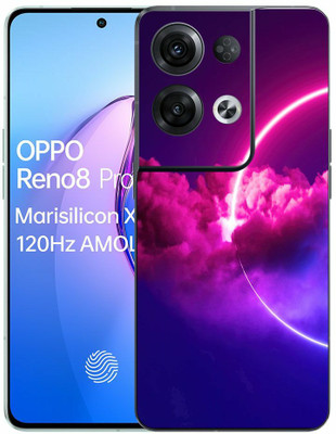 FCS OPPO Reno8 Pro 5G Printed Back Skin: Sky Red Mobile Skin(Sky Red Skin)