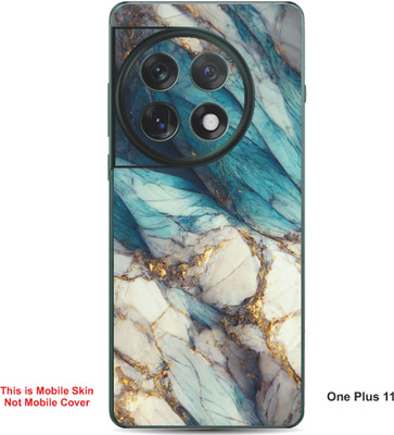 VYBE The Smart Choice One Plus 11 Abstract Embossed Mobile Skin(Hippie Blue A11)