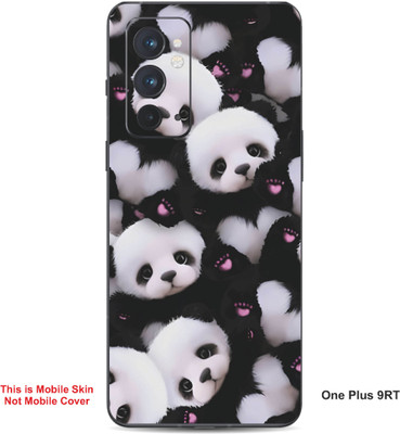 VYBE The Smart Choice One Plus 9RT Panda Embossed Mobile Skin(Black & White 28)