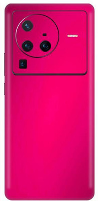 Vcare GadGets X80 Pro 5G Metallic Pink Shining Back Side Premium Mobile Skin(Metallic Pink Shining)