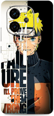 SkinoMania iQOO Neo 10R Premium Vinyl Mobile Skin (Multicolor) Mobile Skin(Naruto Anime quotes)