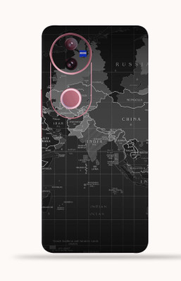 OggyBaba OggyBaba Vivo V50 5g Mobile Skin(Global-Map)