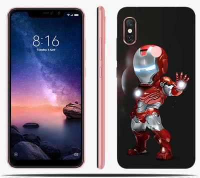 BugguSkin Mi Redmi Note 6 Pro, Baby Iron Man, Mi Redmi Note 6 Pro Mobile Skin(Ultra Super Baby Iron Man Skin With High Matte Finish)